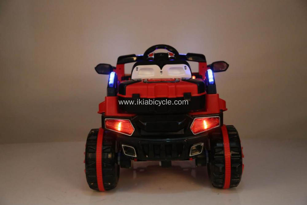 Rubrum Ride in currus cum remote control