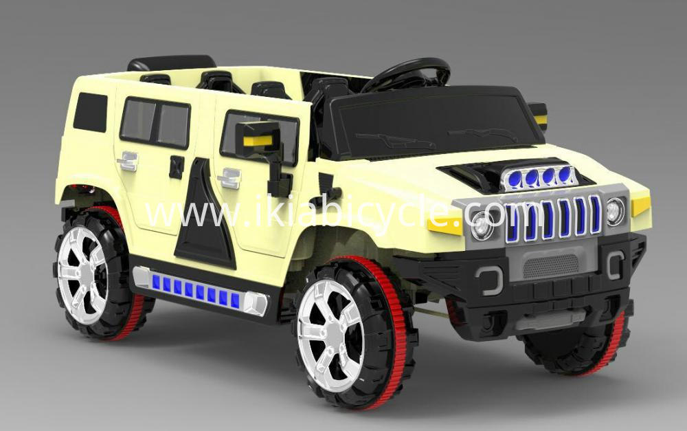 Kids Super Yellow Color Ride in Car